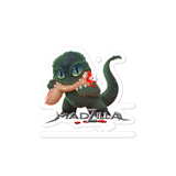 Baby Madzilla Bubble-free stickers